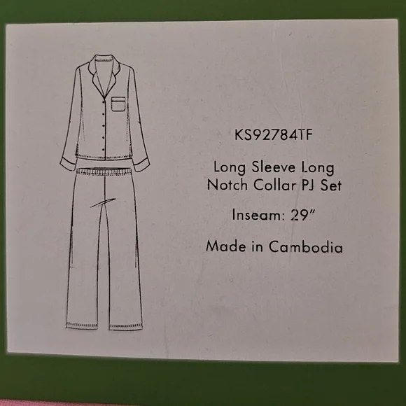 kate spade Pink and Red Dot Ladies Pajamas - Picture 2 of 5